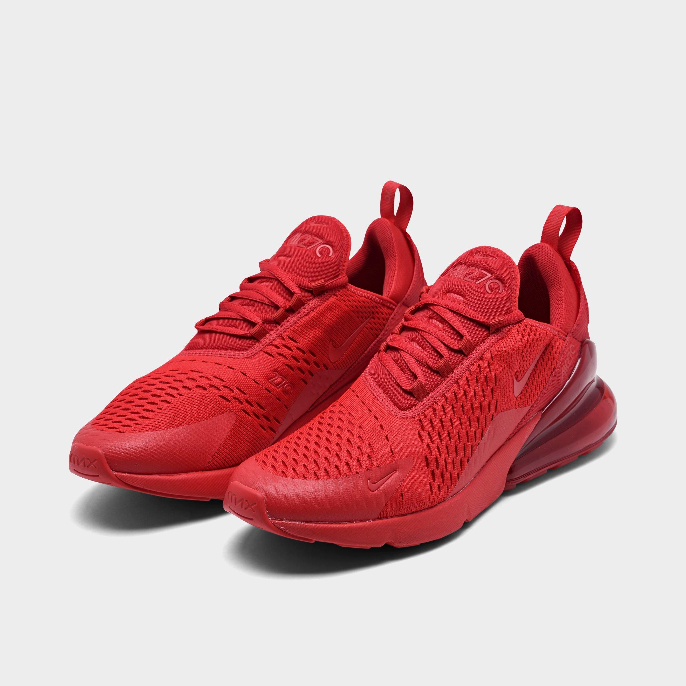 red and black nike air 270