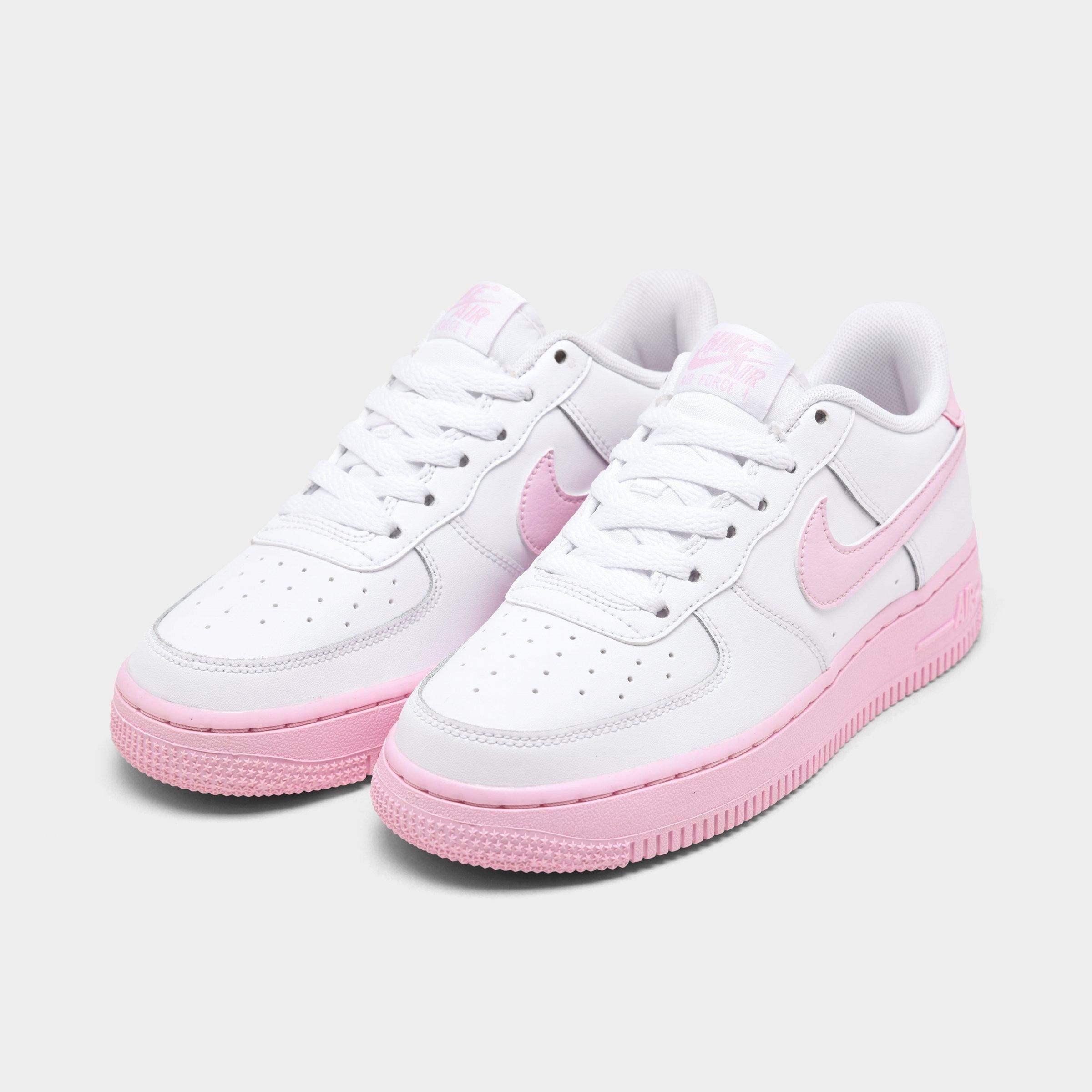 nike air force 1 pink and white