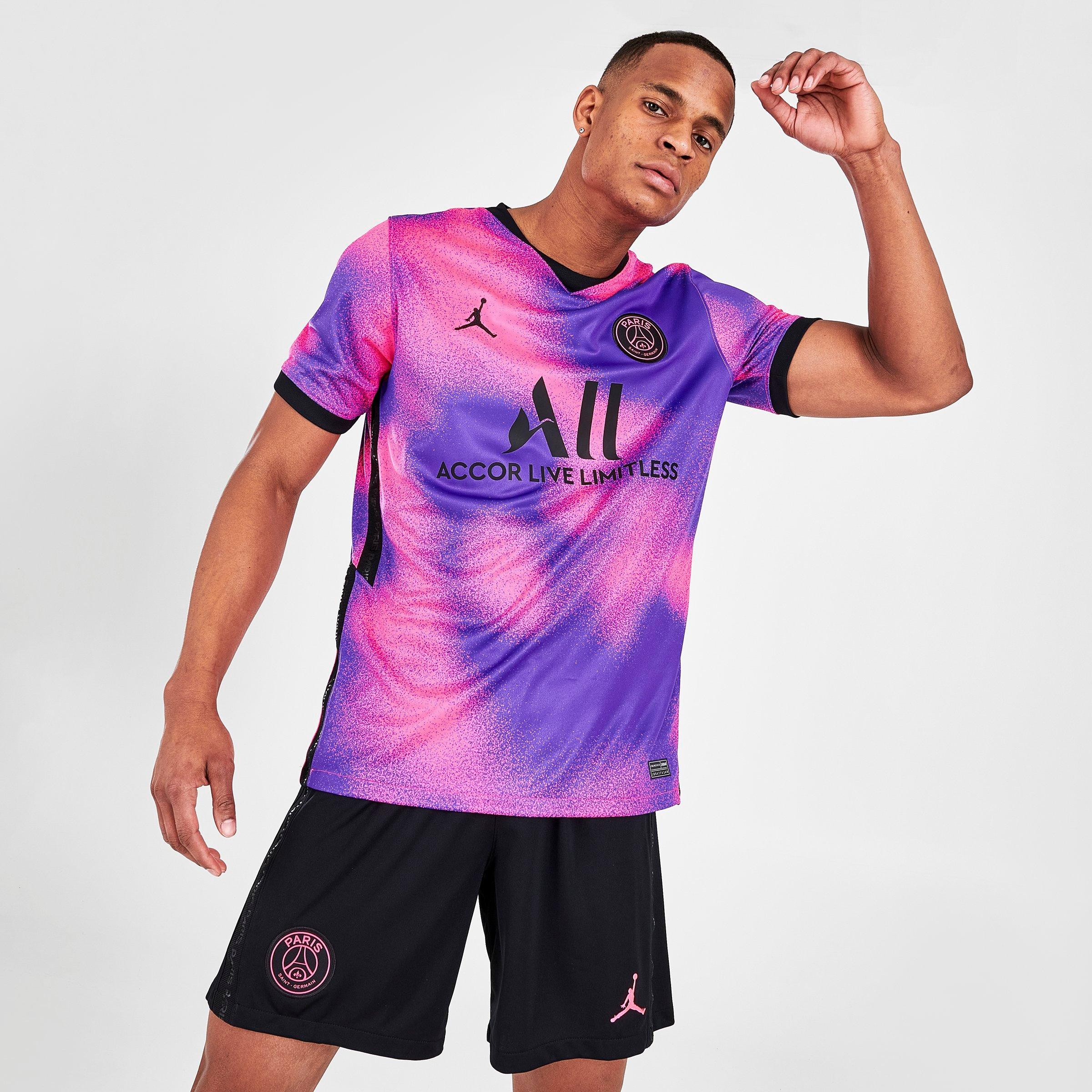 Men S Jordan Paris Saint Germain 21 Tie Dye Stadium Fourth Soccer Jersey Finish Line