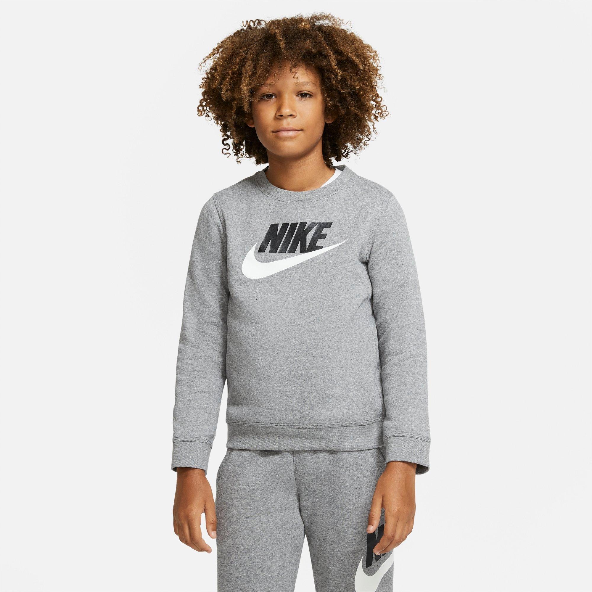 nike fleece crew sweatshirt