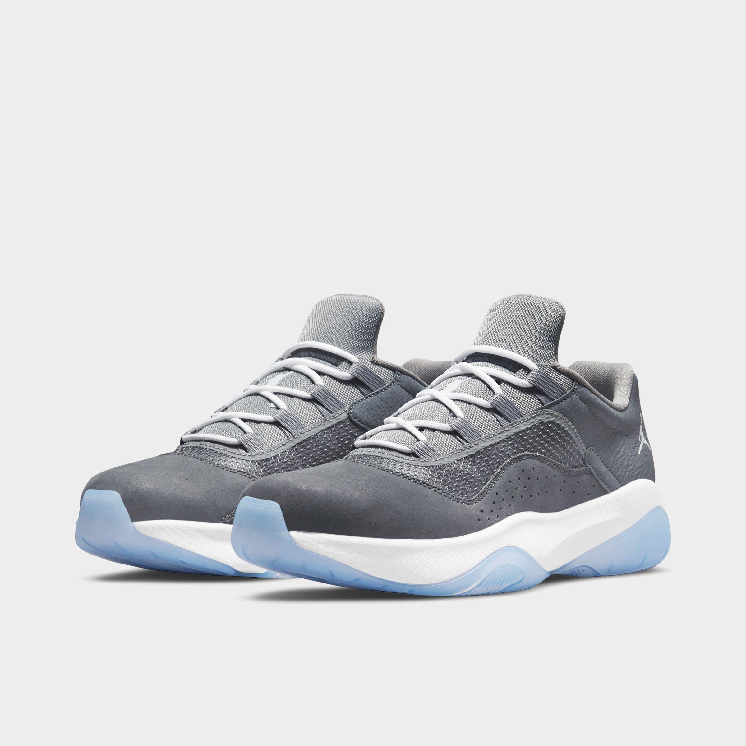 jordan 11 low cool grey on feet