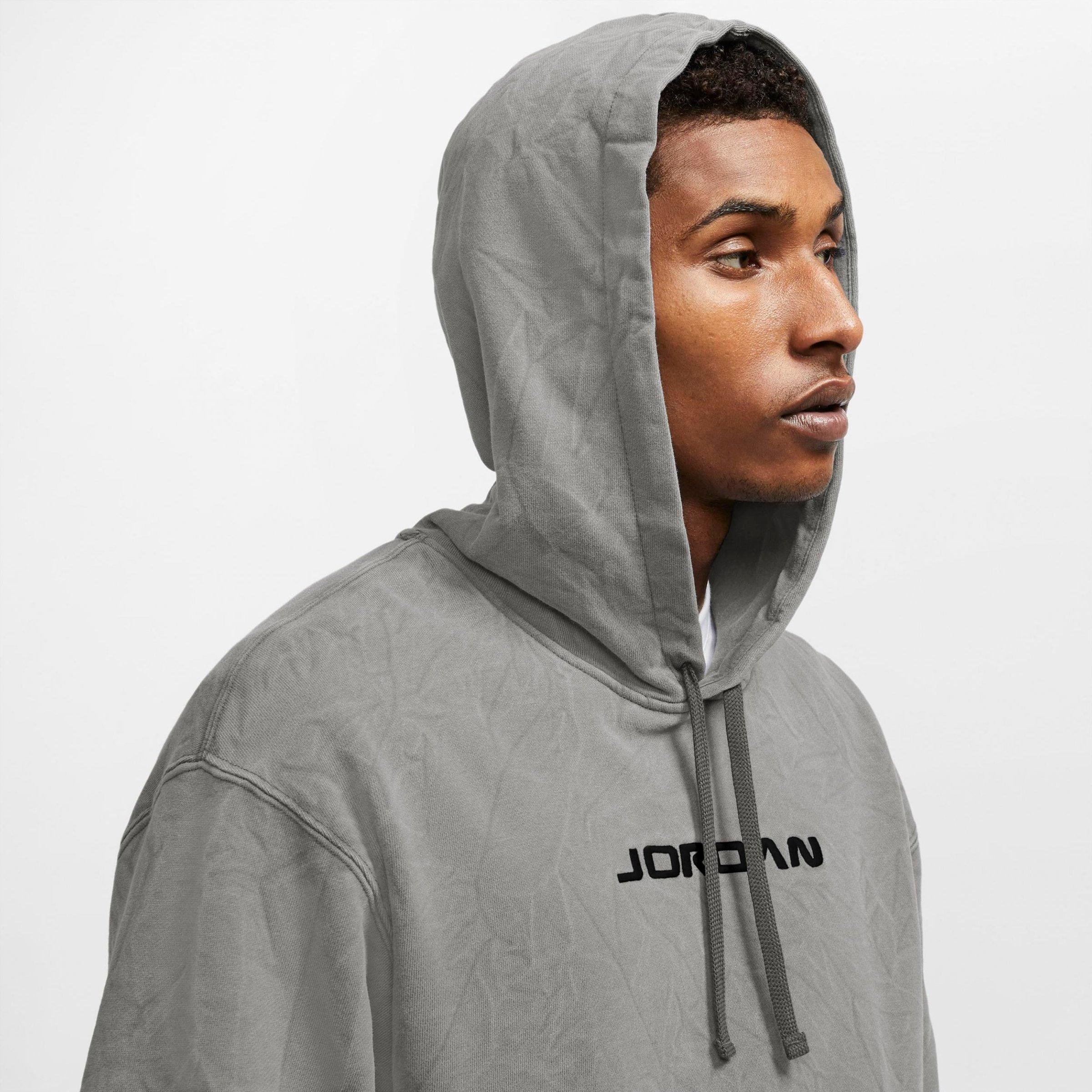dark grey jordan hoodie
