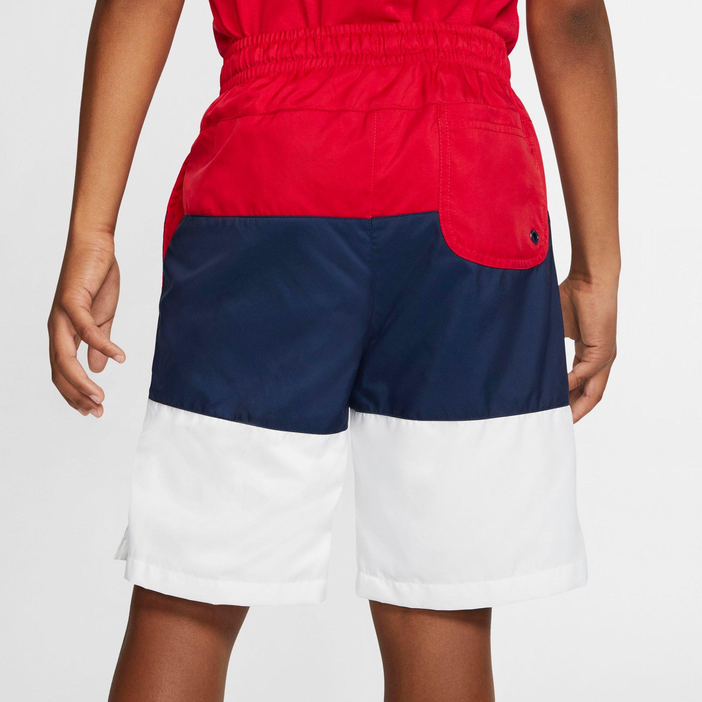 navy nike swim shorts