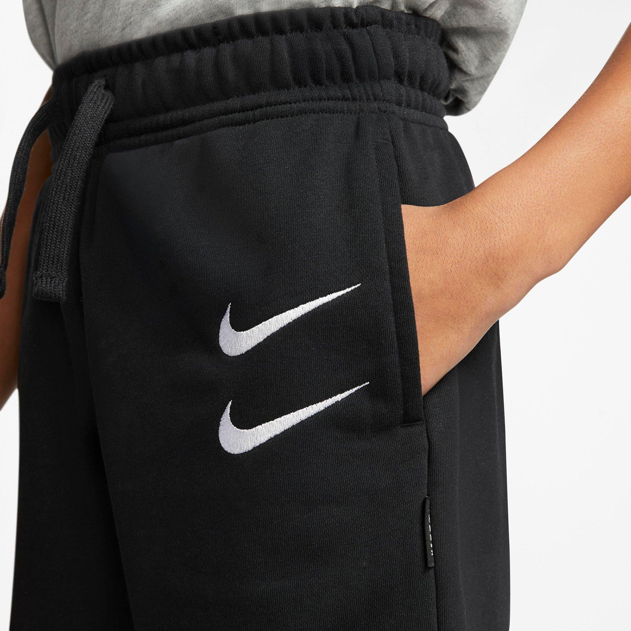 double swoosh shorts