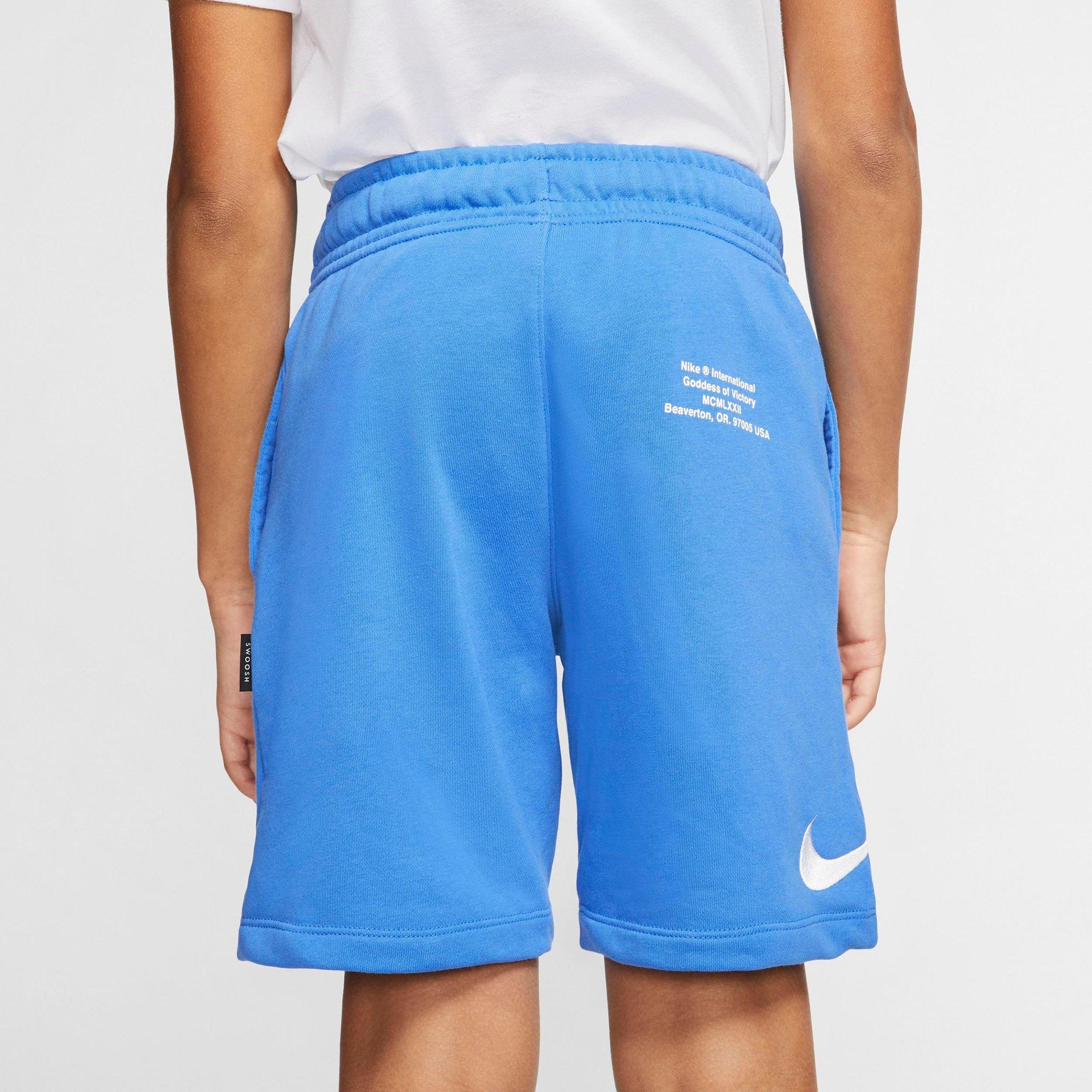 double swoosh shorts