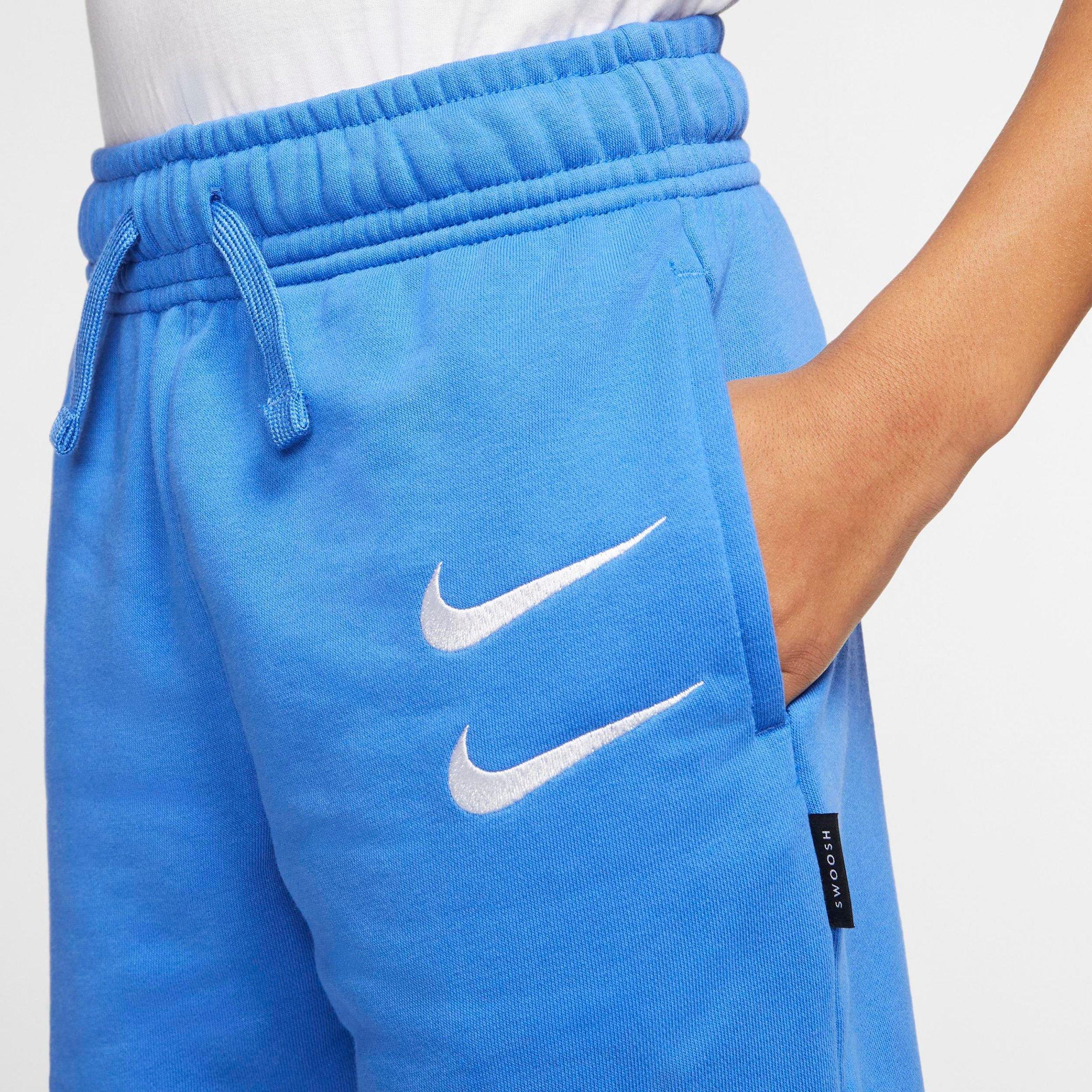 double swoosh nike pants