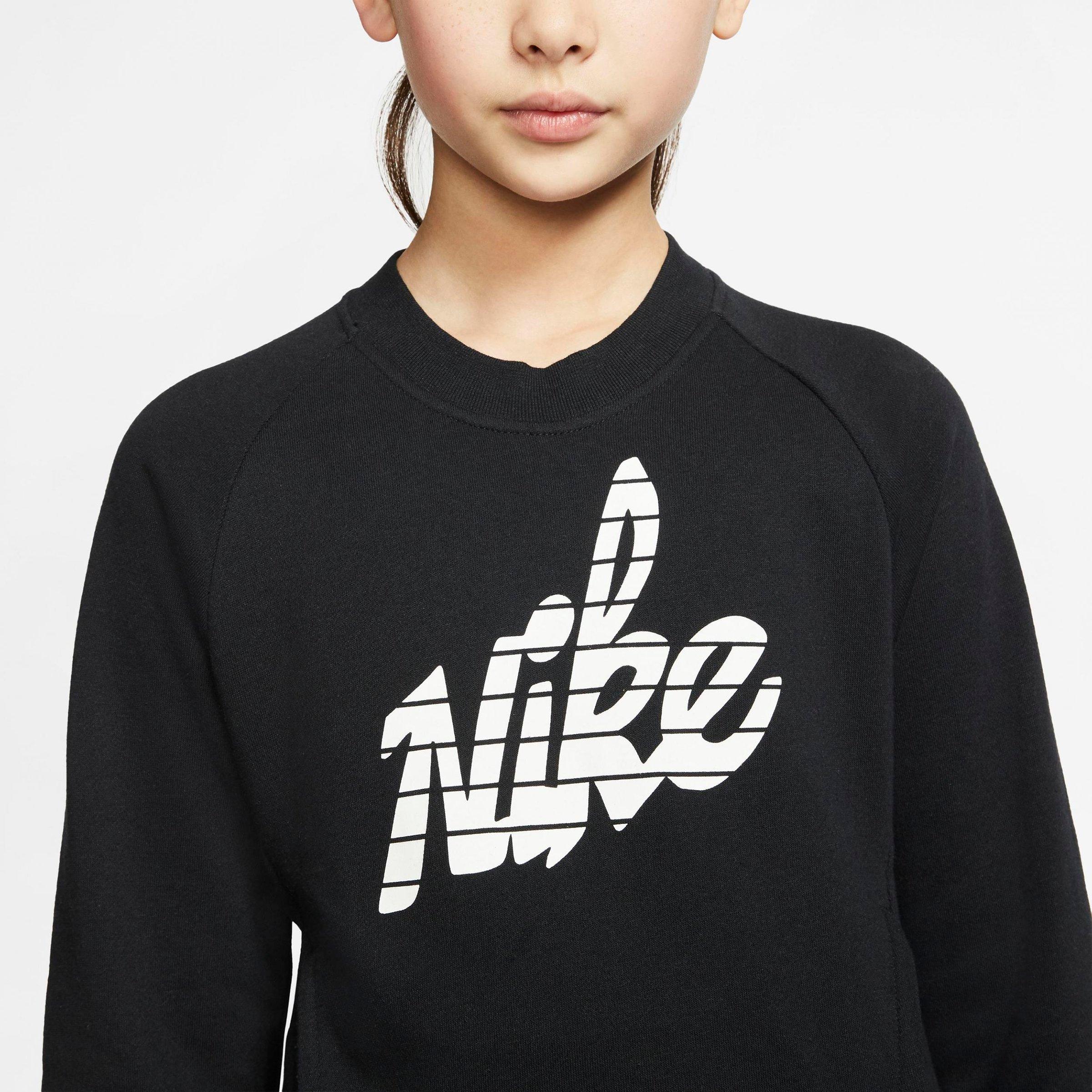 nike logo crewneck