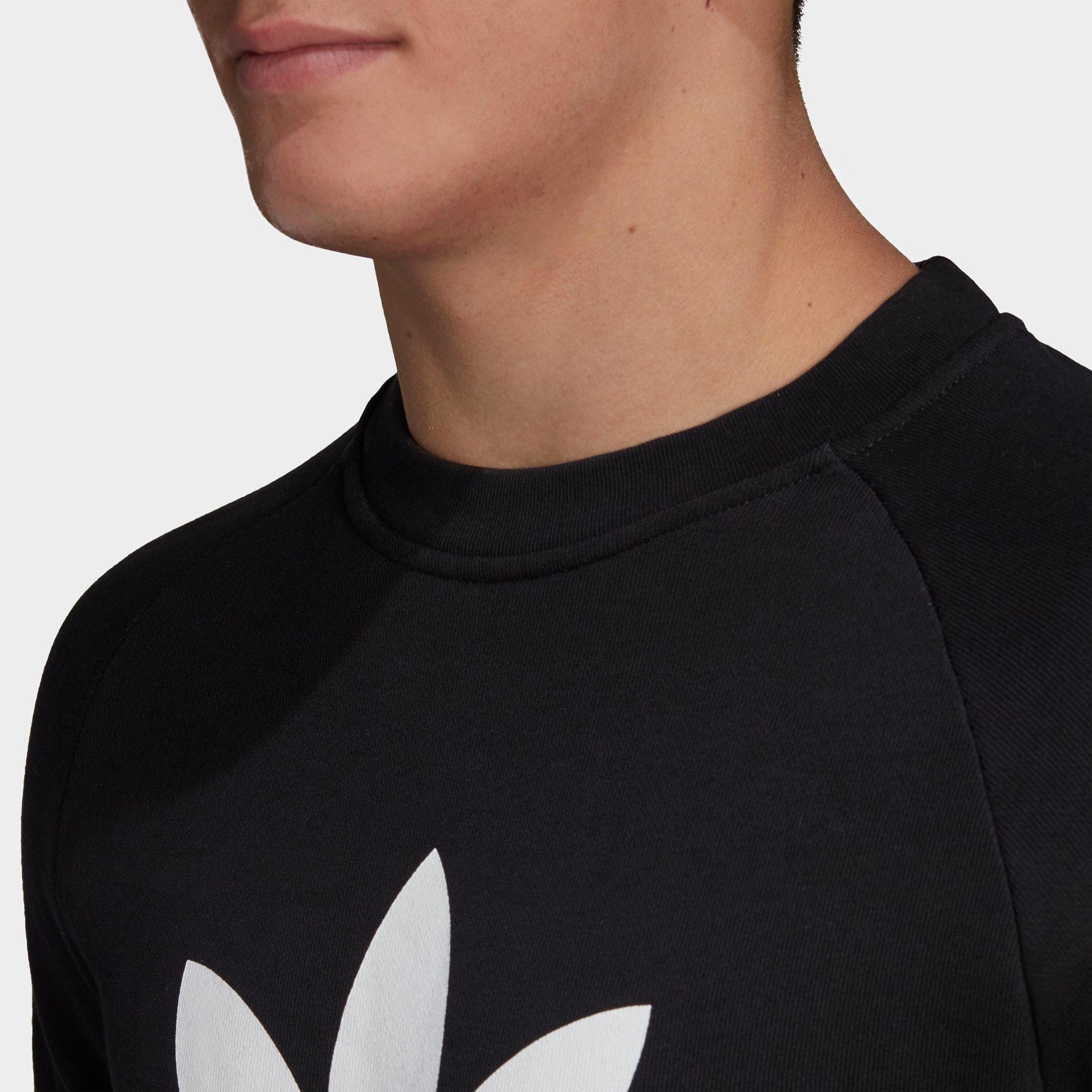adidas originals adicolor sweatshirt in black