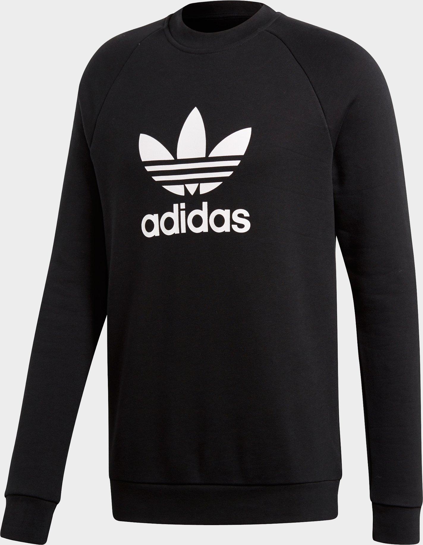 adidas originals adicolor sweatshirt in black