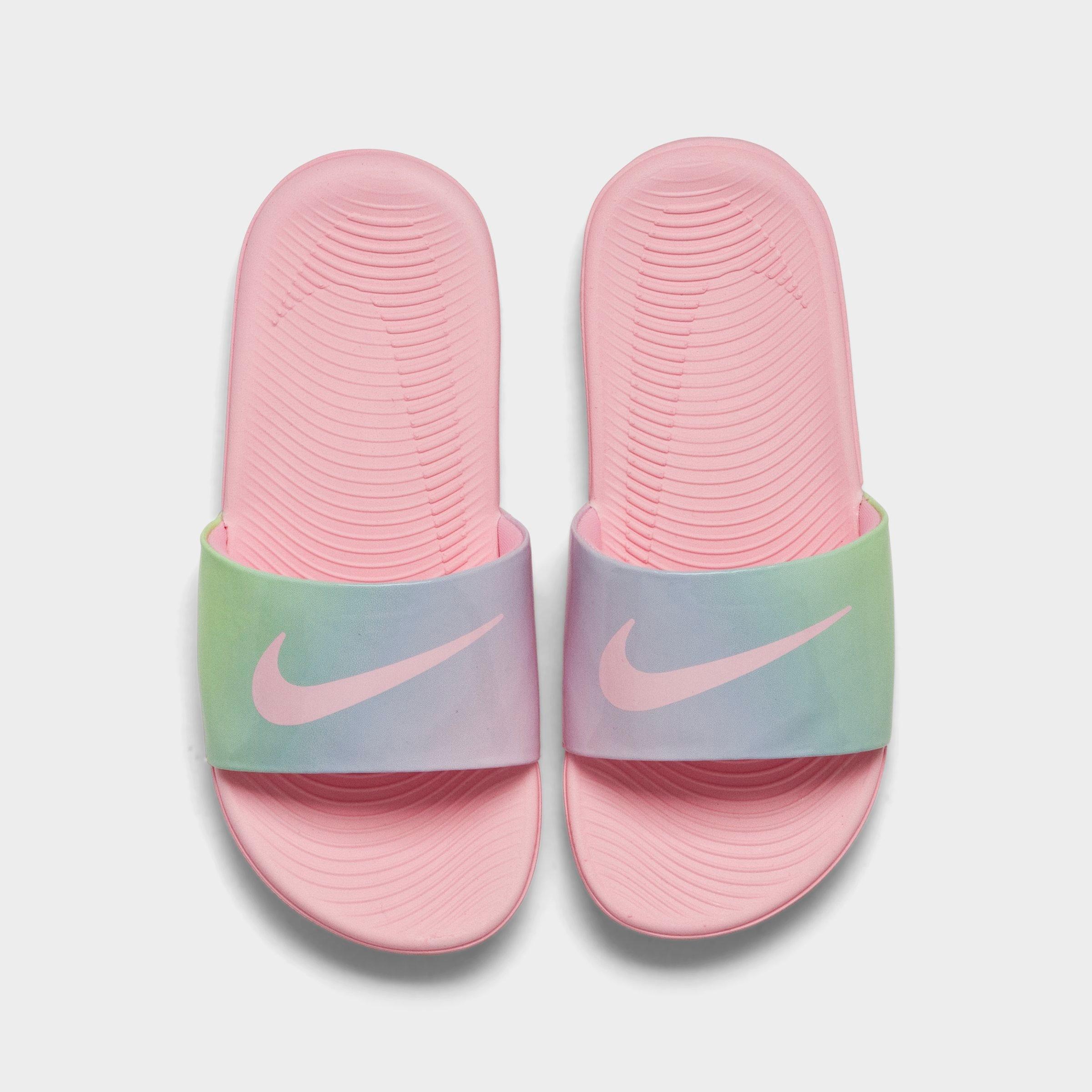 light pink nike sandals