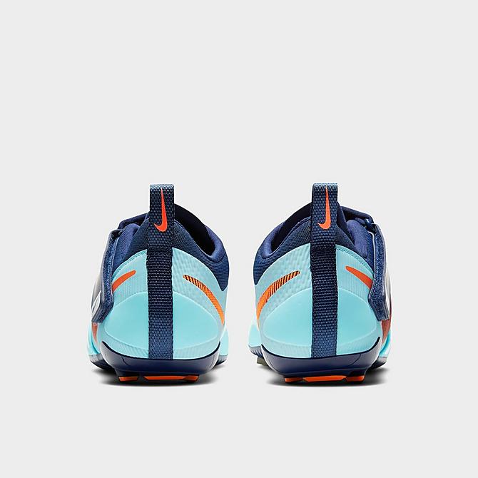 Left view of Men's Nike SuperRep Cycle Cycling Shoes in Blue Void/Copa/Total Orange Click to zoom