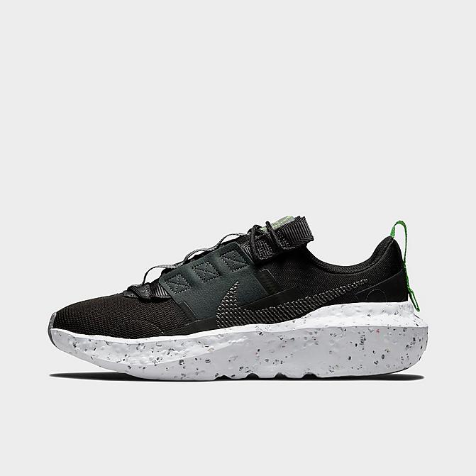 Right view of Women's Nike Crater Impact Casual Shoes in Black/Iron Grey/Off Noir/Dark Smoke Grey/Mean Green Click to zoom