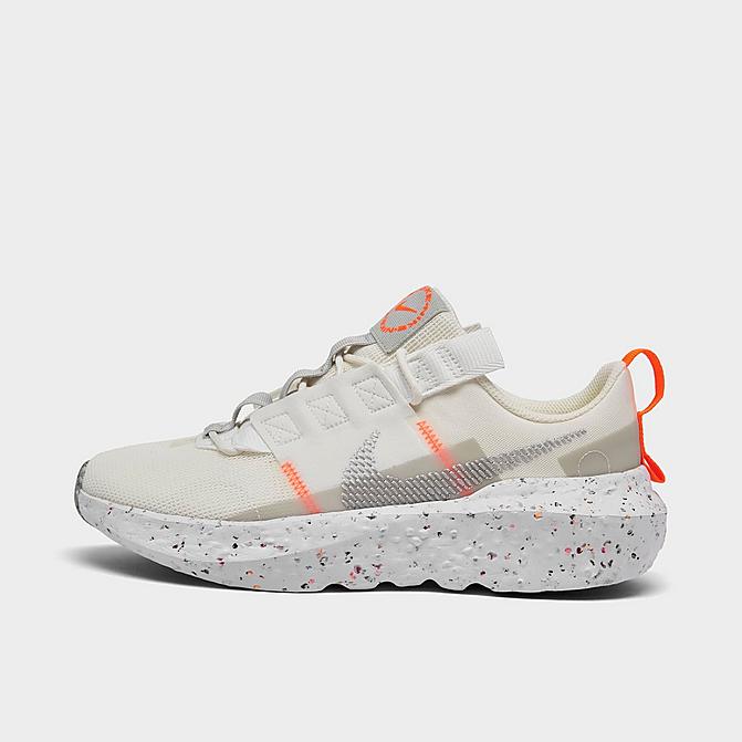 Right view of Women's Nike Crater Impact Casual Shoes in Summit White/Grey Fog/Platinum Tint Click to zoom