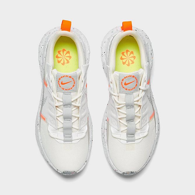 Back view of Women's Nike Crater Impact Casual Shoes in Summit White/Grey Fog/Platinum Tint Click to zoom