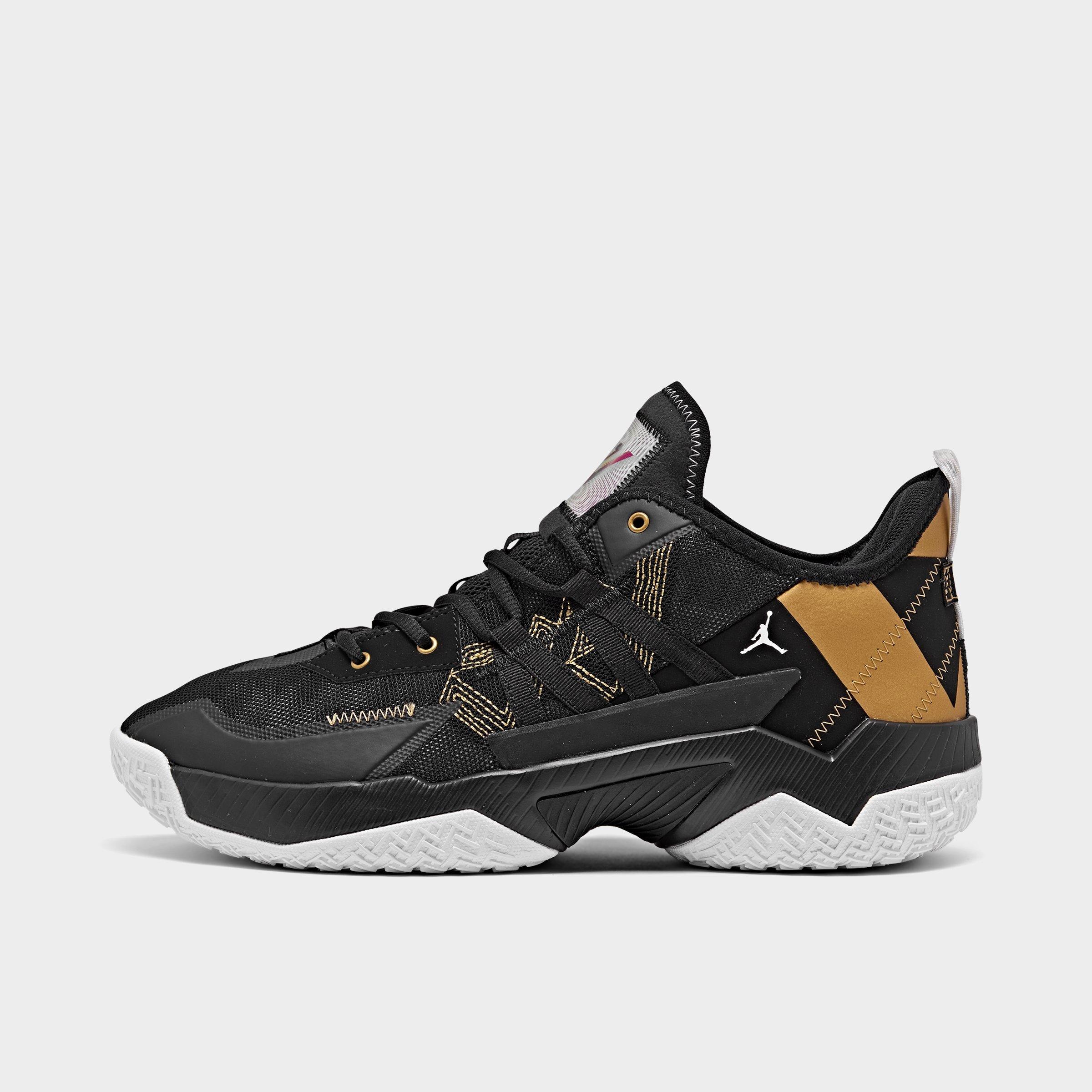 black and gold jordans finish line