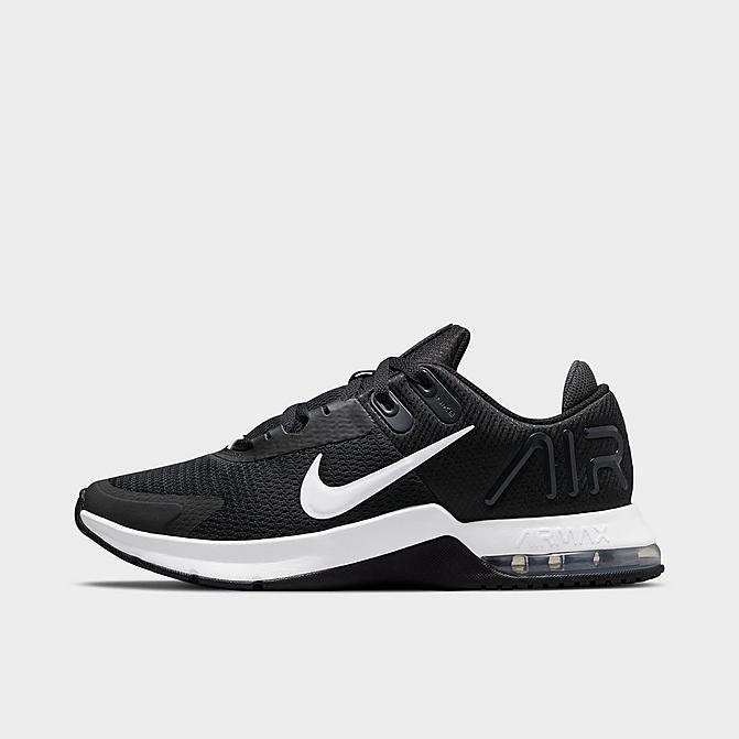 Right view of Men's Nike Air Max Alpha Trainer 4 Training Shoes in Black/White/Anthracite Click to zoom