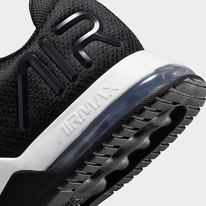 Front view of Men's Nike Air Max Alpha Trainer 4 Training Shoes in Black/White/Anthracite Click to zoom