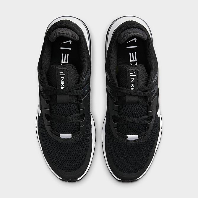 Back view of Men's Nike Air Max Alpha Trainer 4 Training Shoes in Black/White/Anthracite Click to zoom