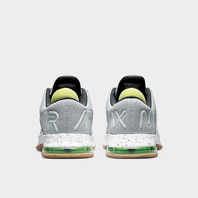 Left view of Men's Nike Air Max Alpha Trainer 4 Training Shoes in Light Smoke Grey/White/Dark Smoke Grey Click to zoom