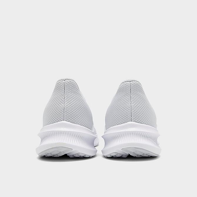 Left view of Women's Nike Downshifter 11 Running Shoes in White/Pure Platinum/Wolf Grey/Metallic Silver Click to zoom