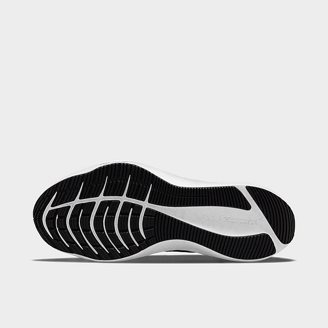 Bottom view of Women's Nike Air Zoom Winflo 8 Running Shoes in Dark Beetroot/Black/Ashen Slate/Dark Pony Click to zoom