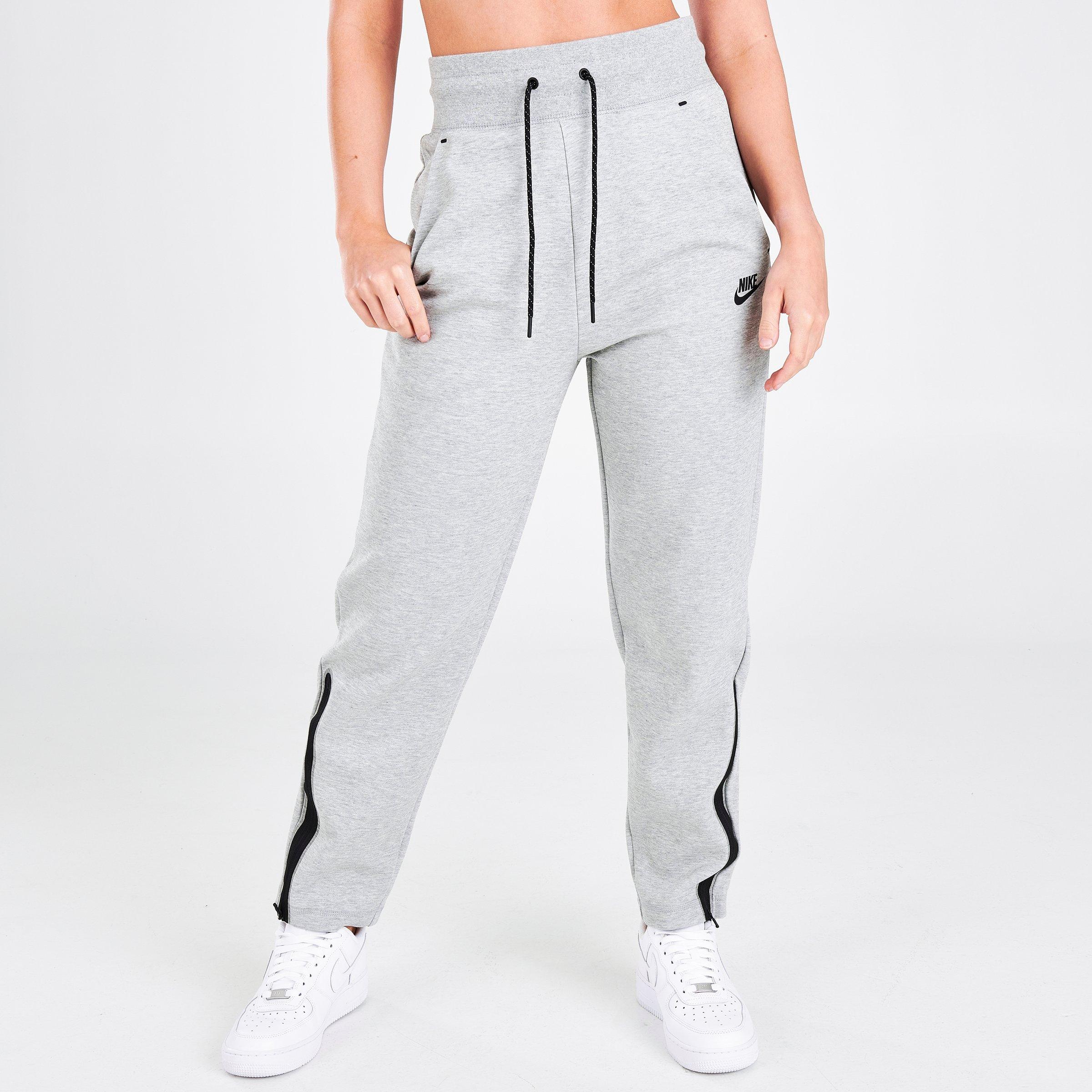 nike tech fleece pants heather grey