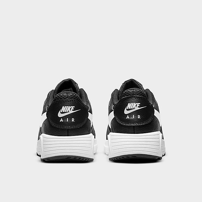 Left view of Men's Nike Air Max SC Casual Shoes in Black/Black/White Click to zoom