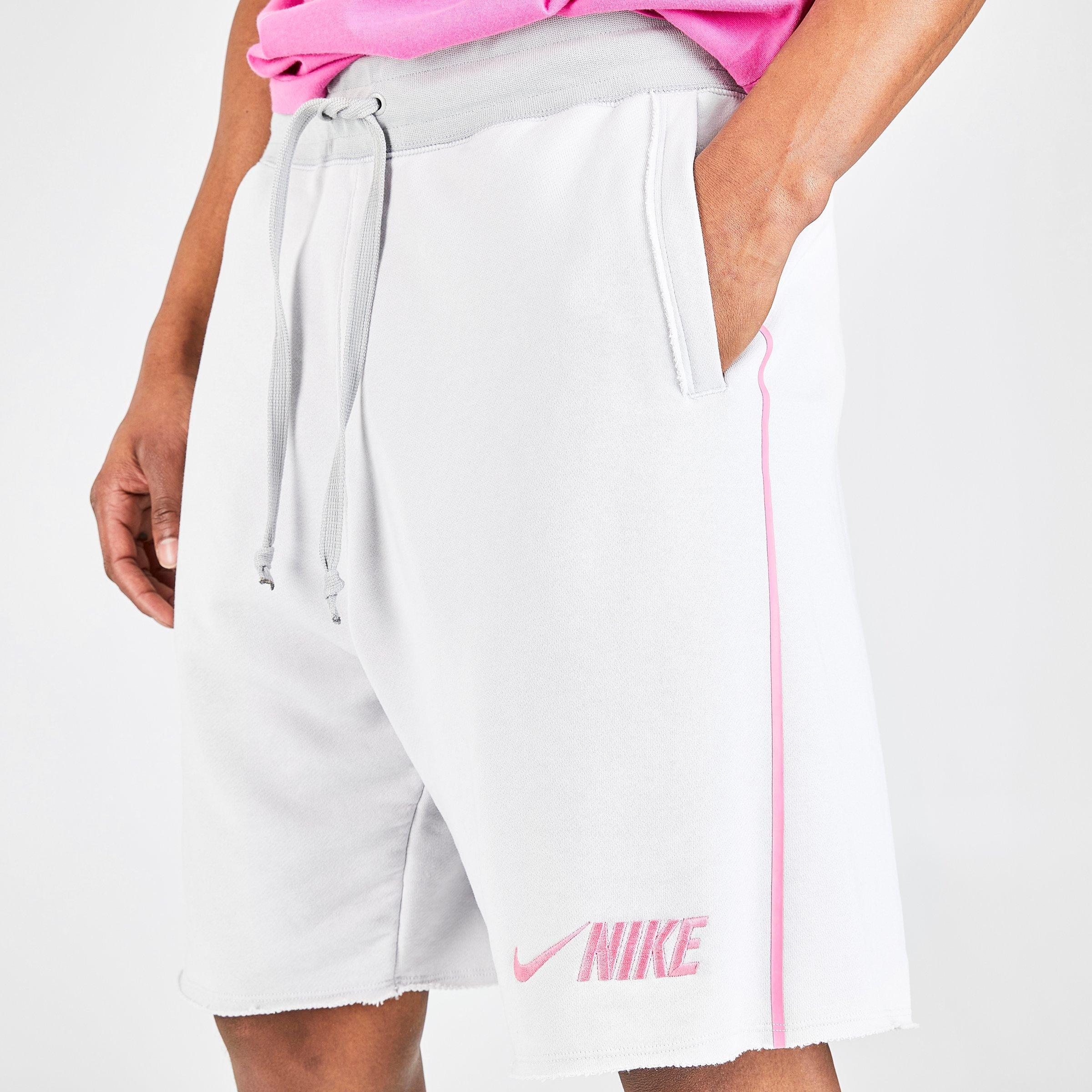 nike alumni shorts pink