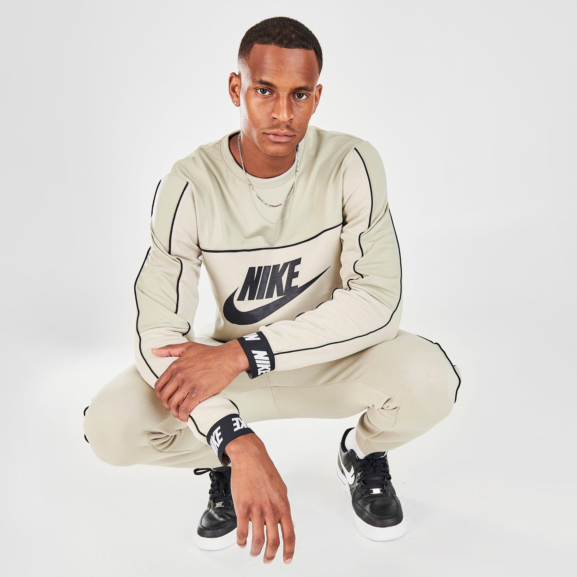 nike taped crew sweatshirt