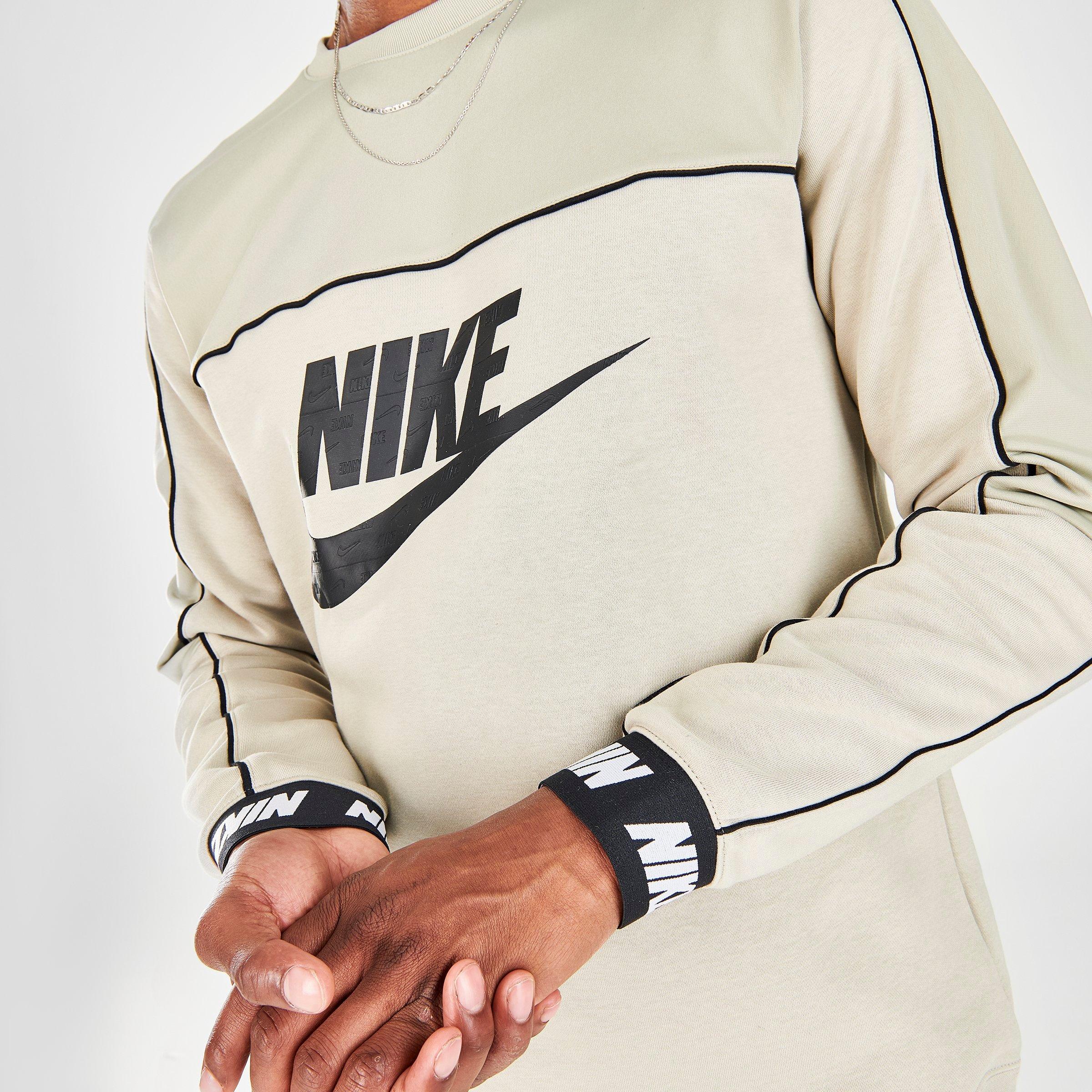 nike taped crew sweatshirt