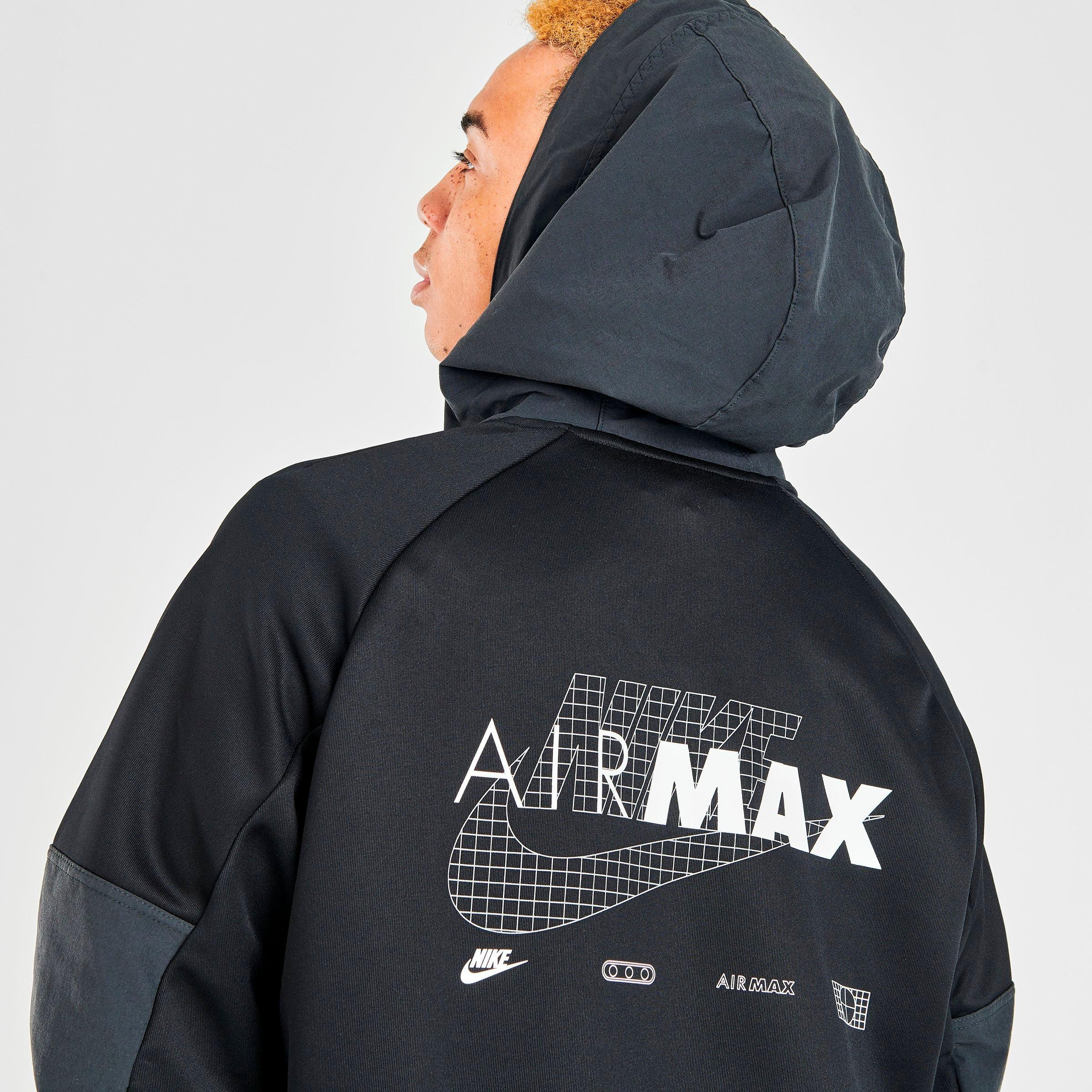 black nike air max hoodie