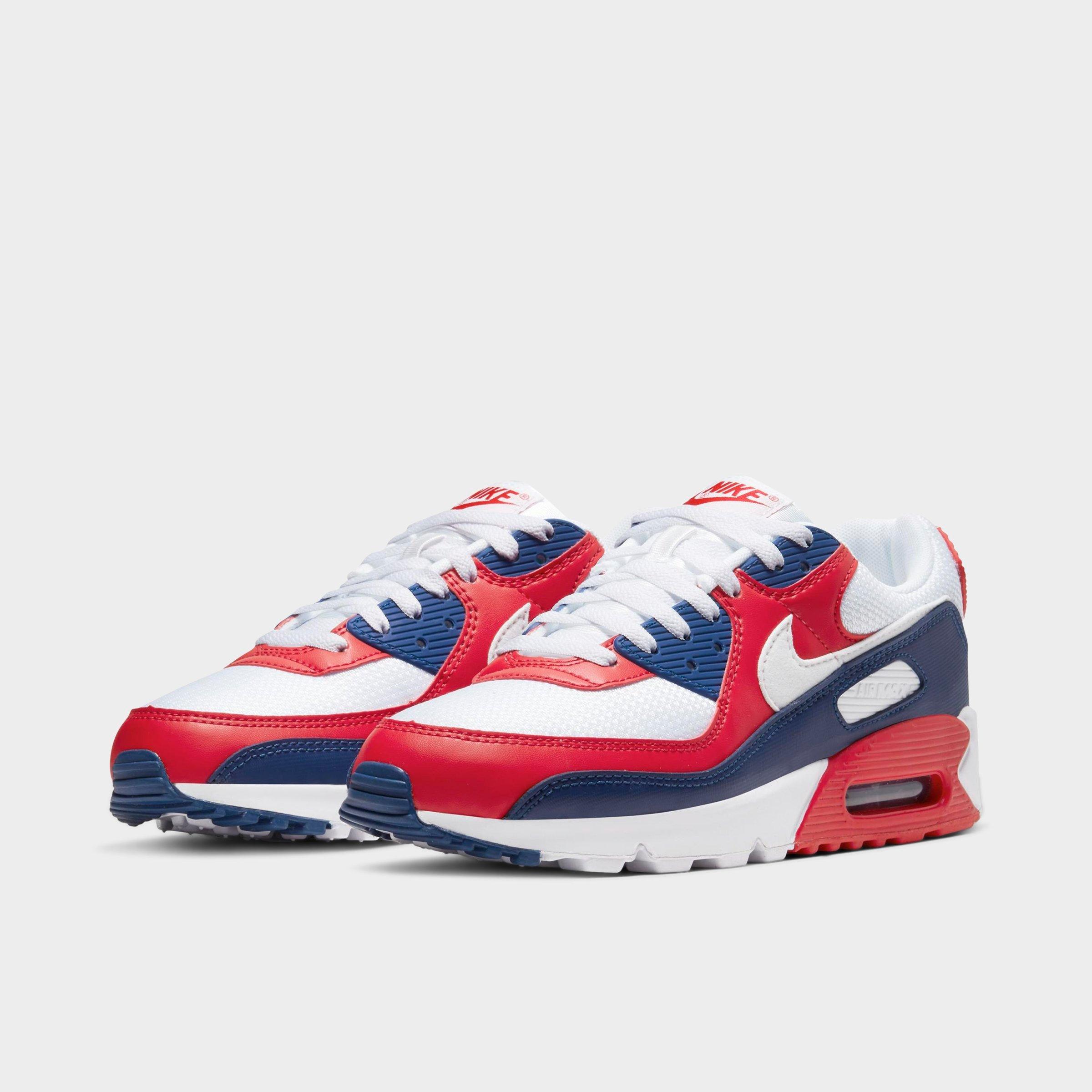 red white blue air max 90