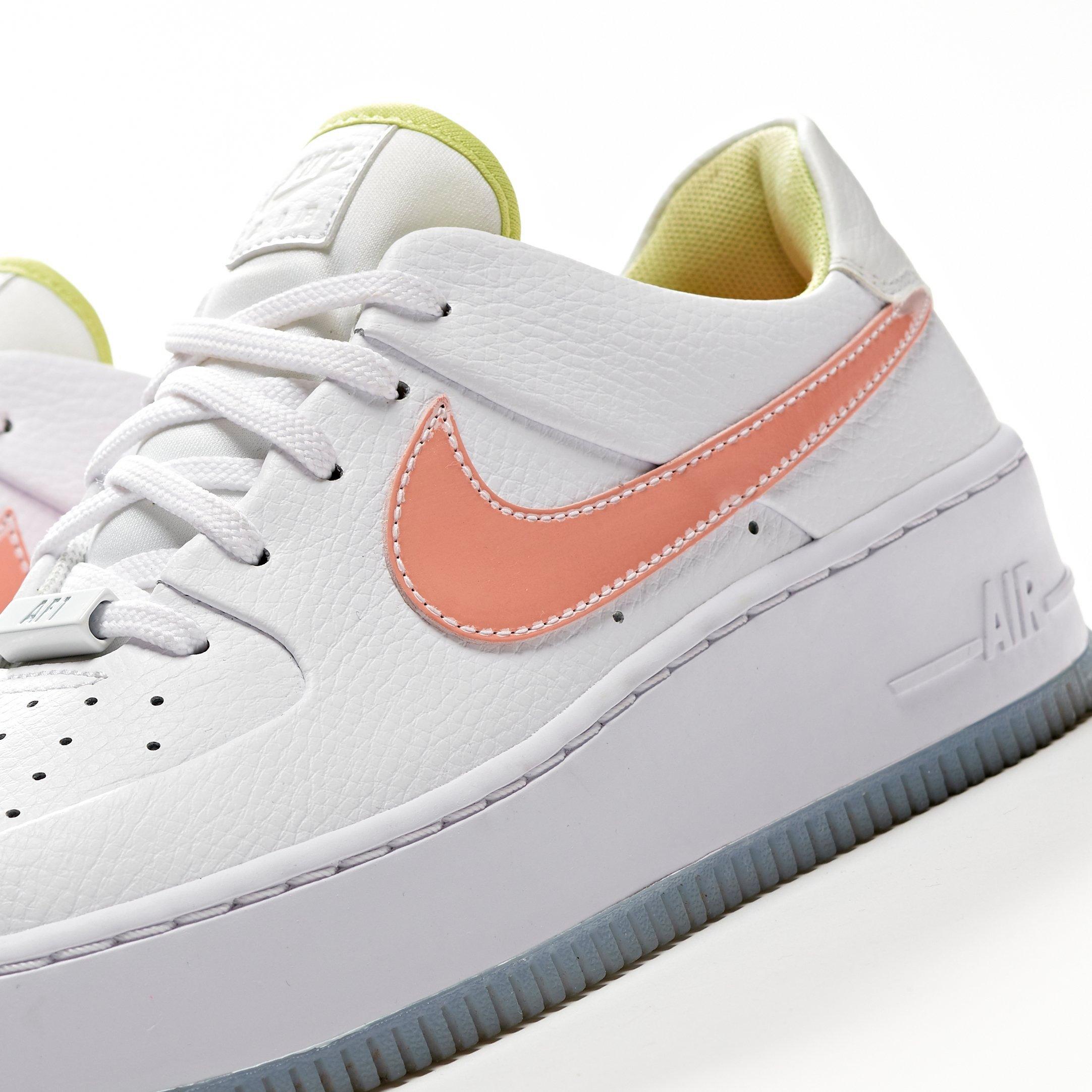 nike air force 1 sage low sneakers in white