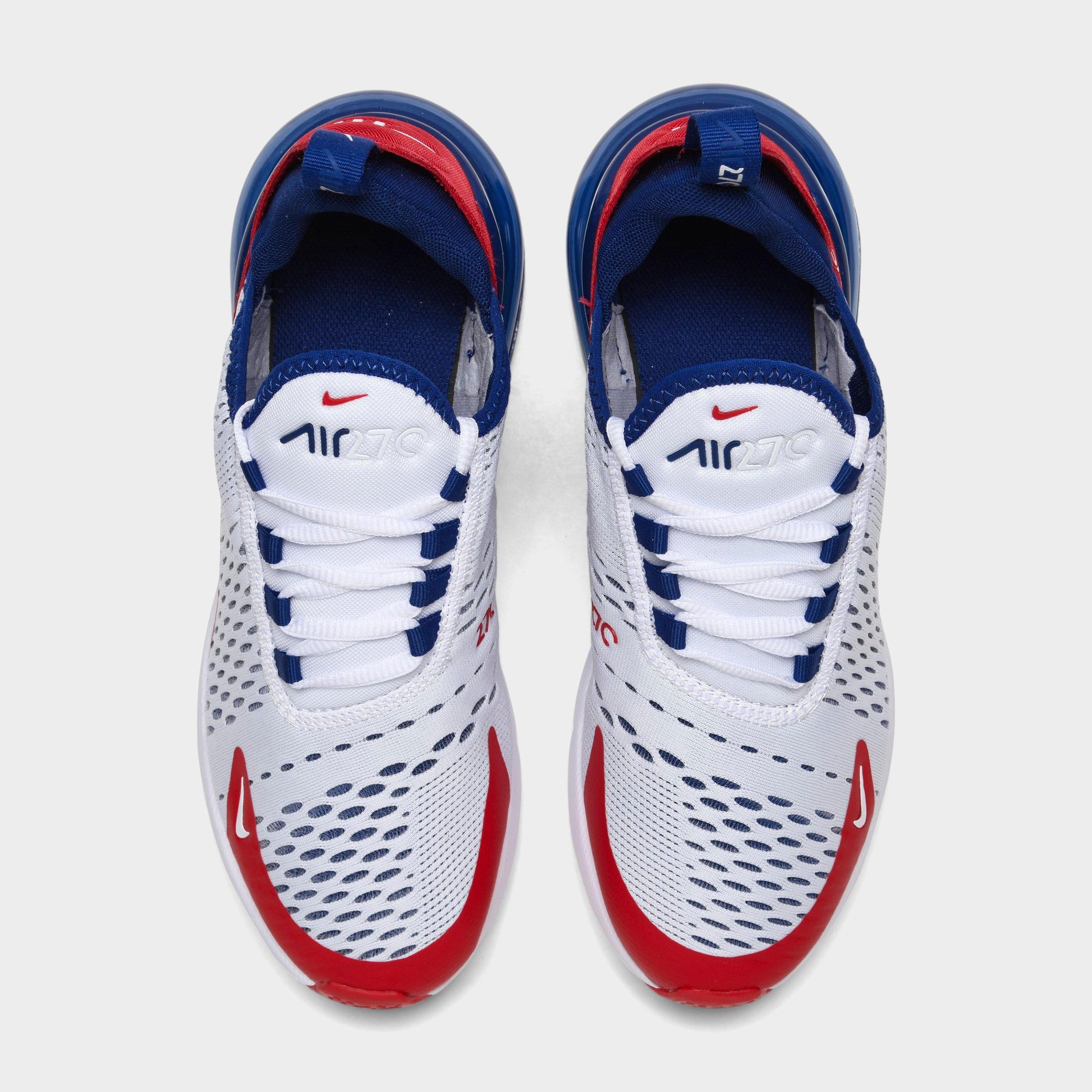 red white and blue nike air max 270