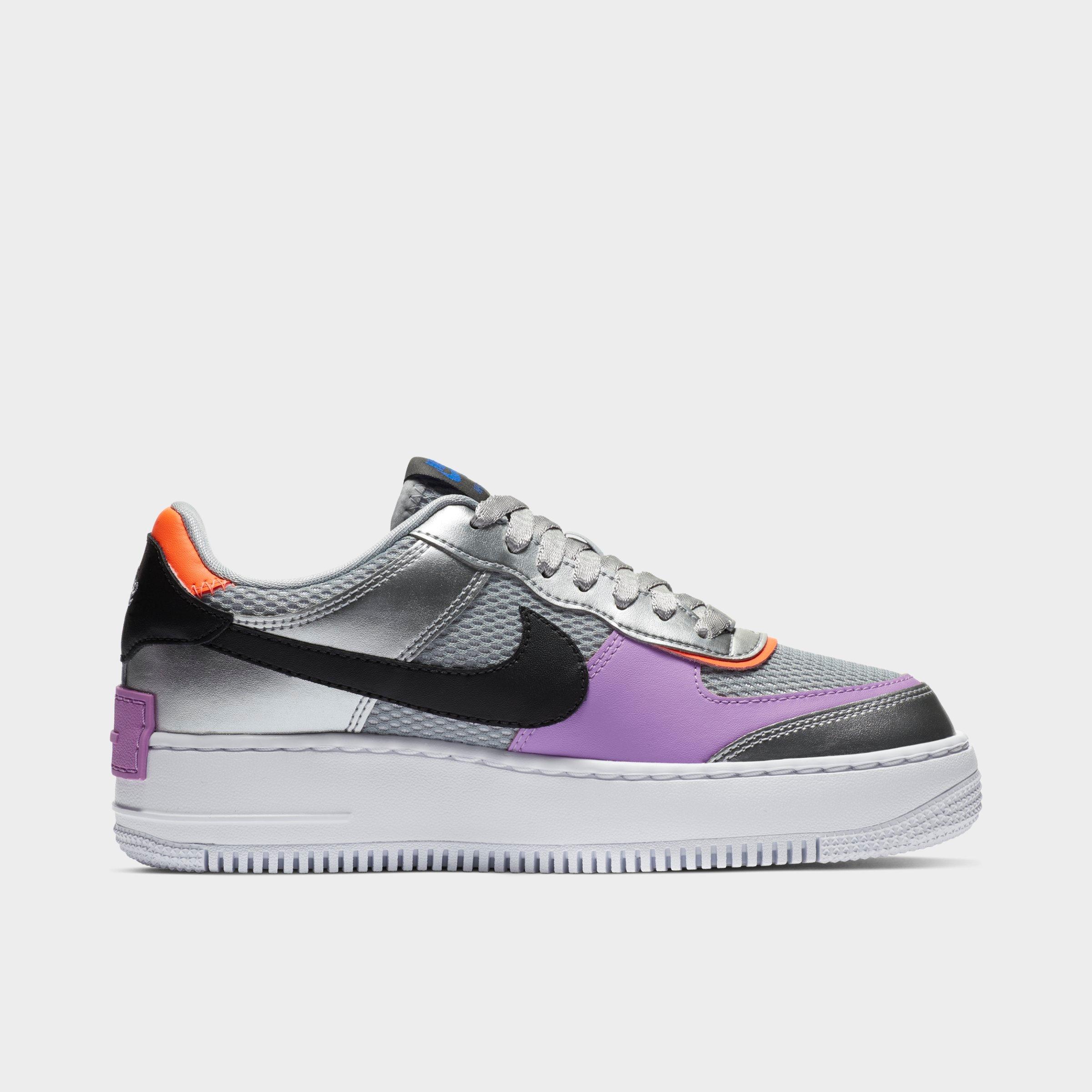 nike air force 1 metallic silver