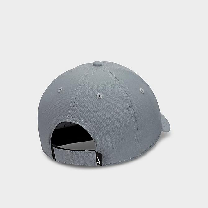 Front view of Nike Dri-FIT Legacy91 Adjustable Training Hat in Smoke Grey/White Click to zoom