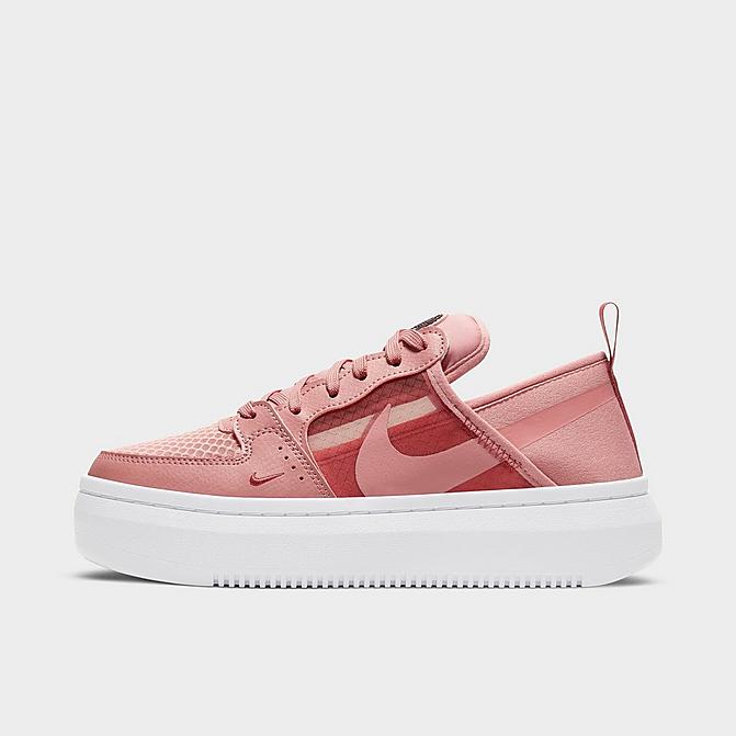Right view of Women's Nike Court Vision Alta Casual Shoes in Rust Pink/Canyon Rust/White/Rust Pink Click to zoom
