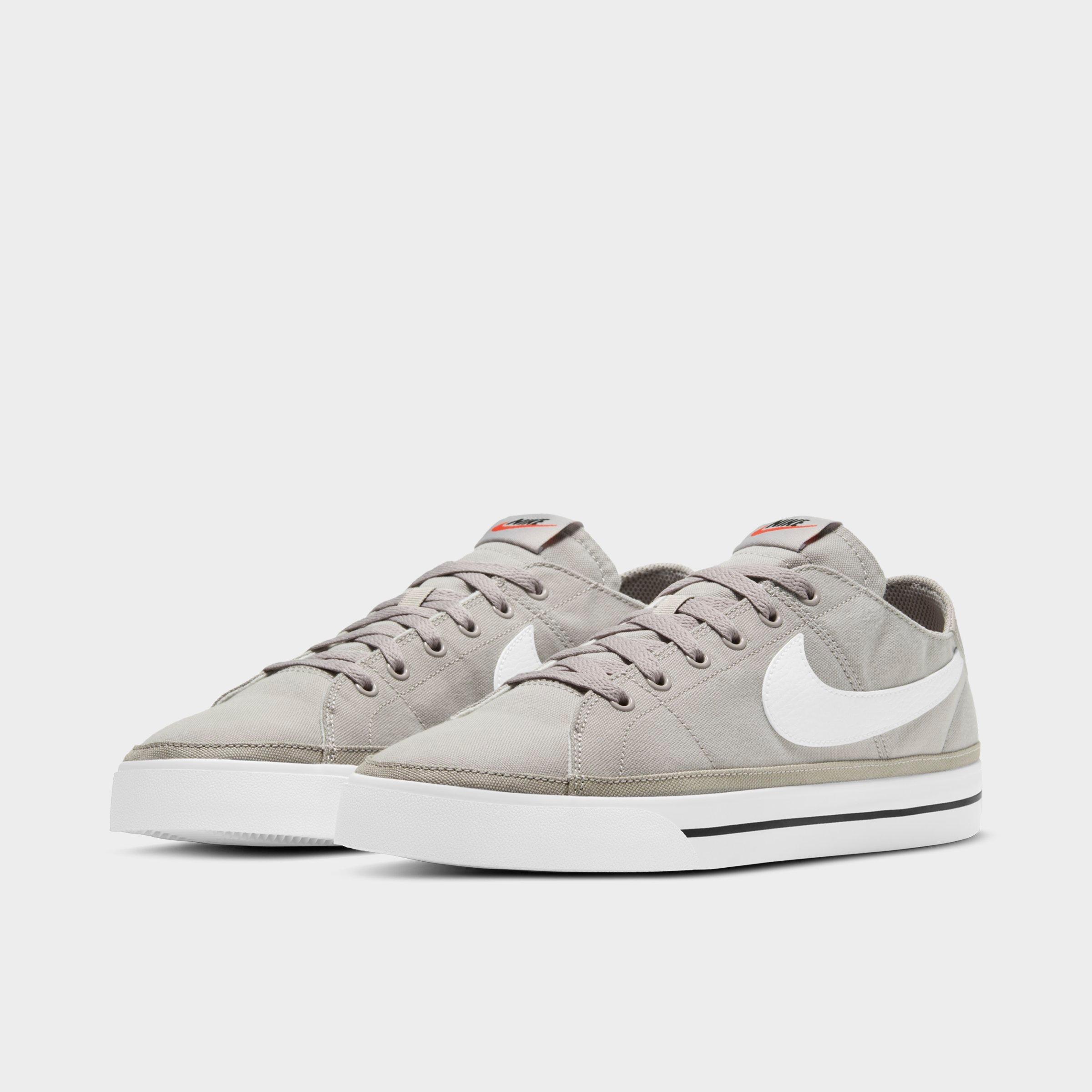 nike gray canvas shoes