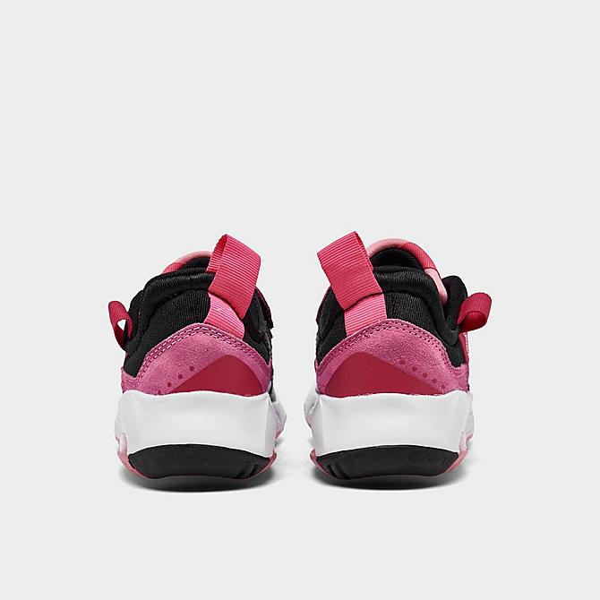 Left view of Little Kids' Jordan MA2 Casual Shoes in Black/Pinksicle/Rush Pink/Coral Chalk Click to zoom