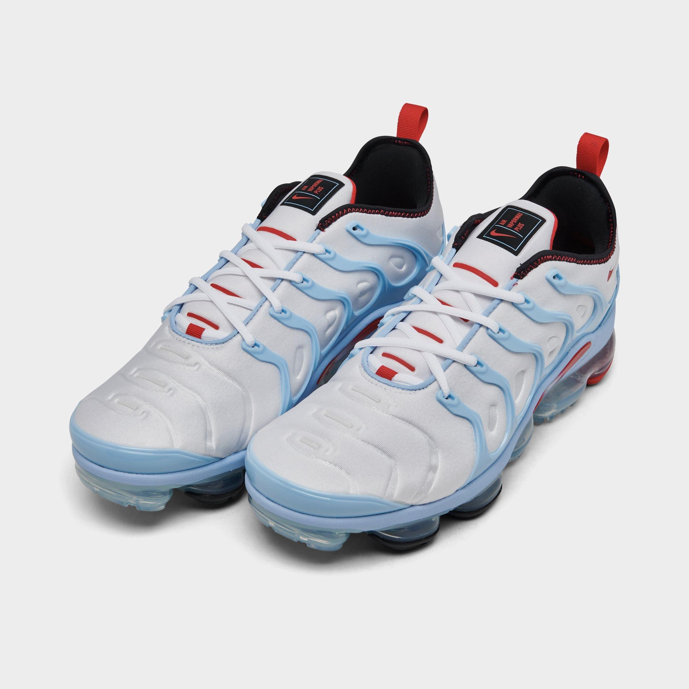 nike vapormax plus white and red