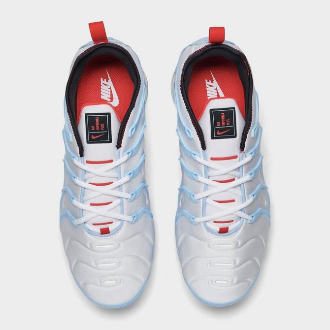 Nike vapormax plus white and red best sale