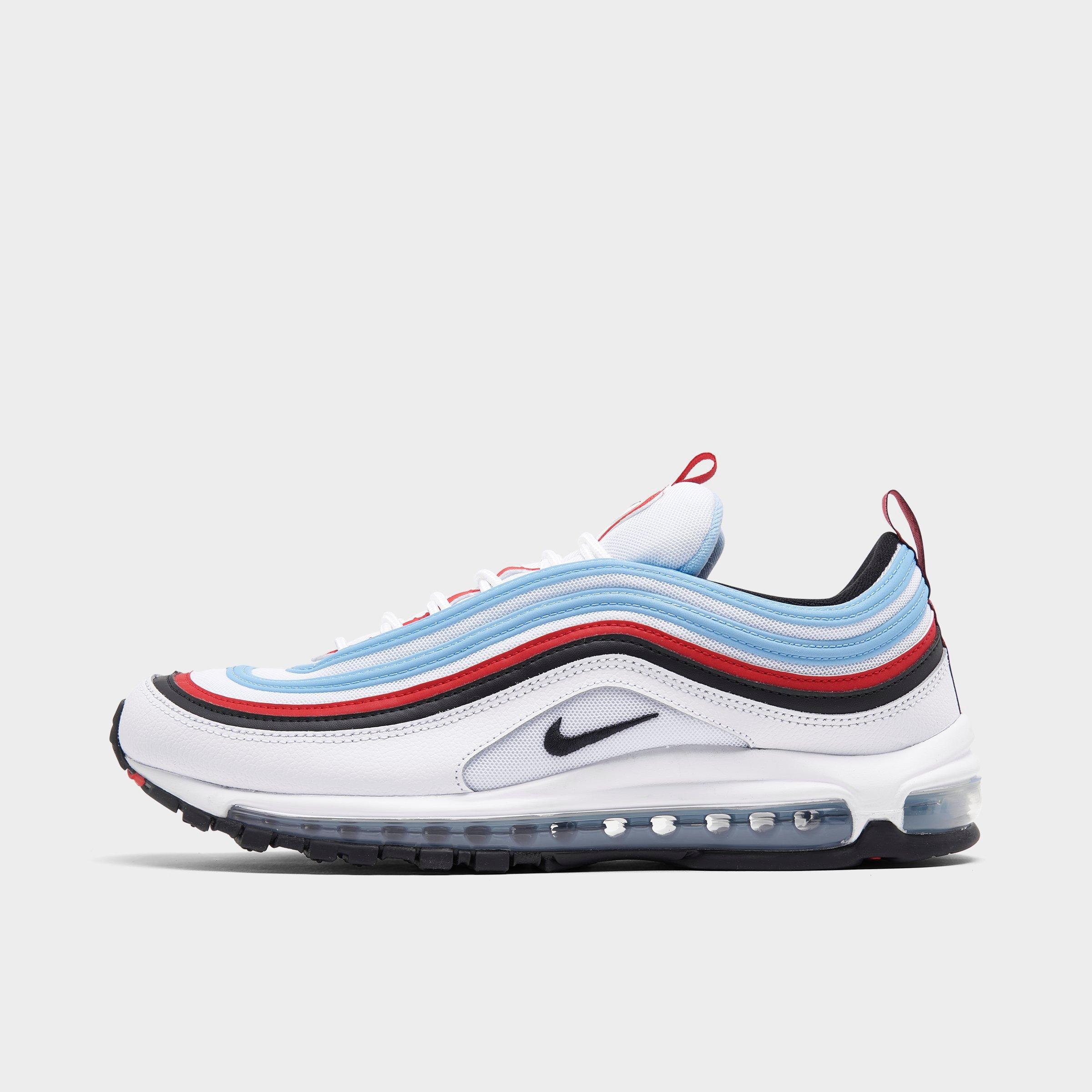 nike shoes white red and blue