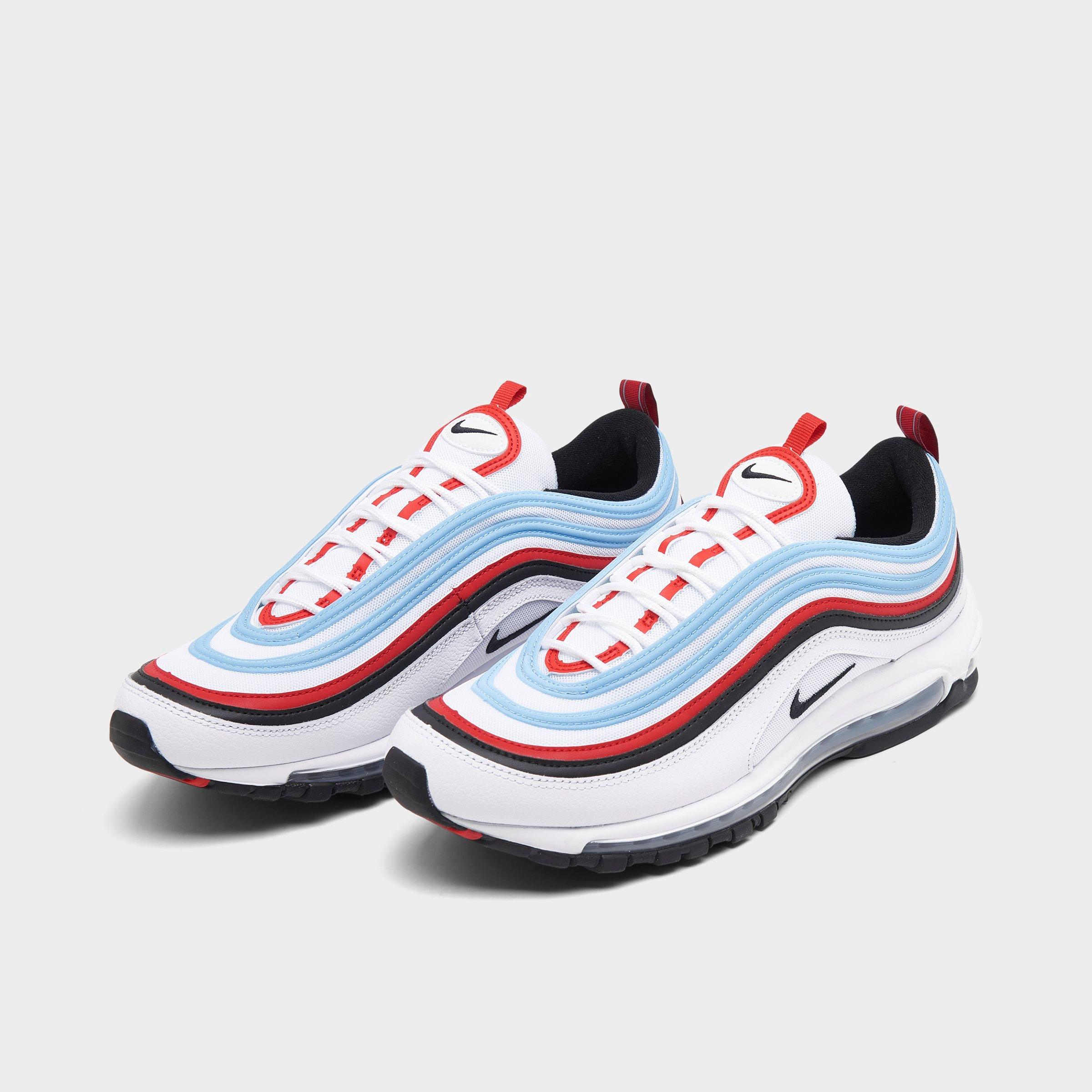 white and red air max 97