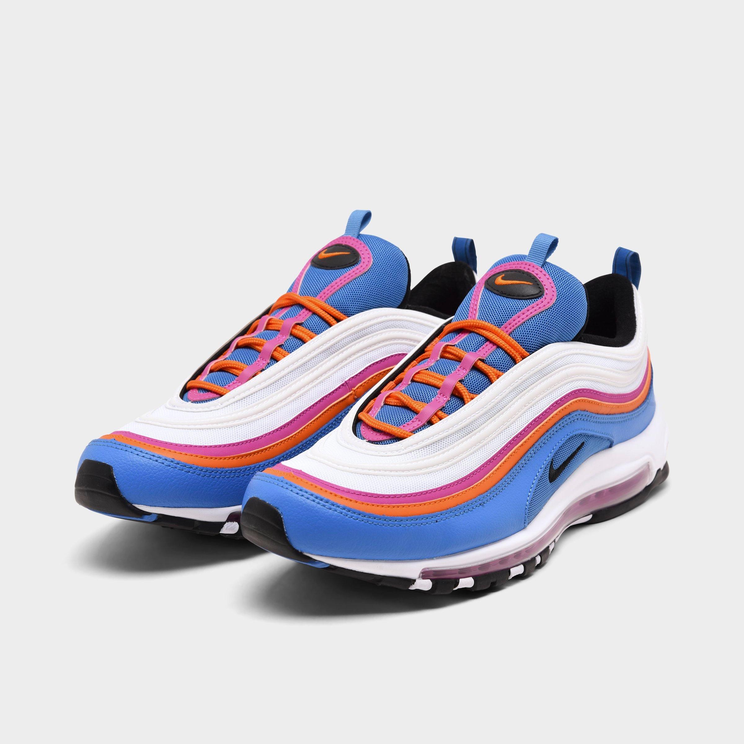 blue and orange air max 97