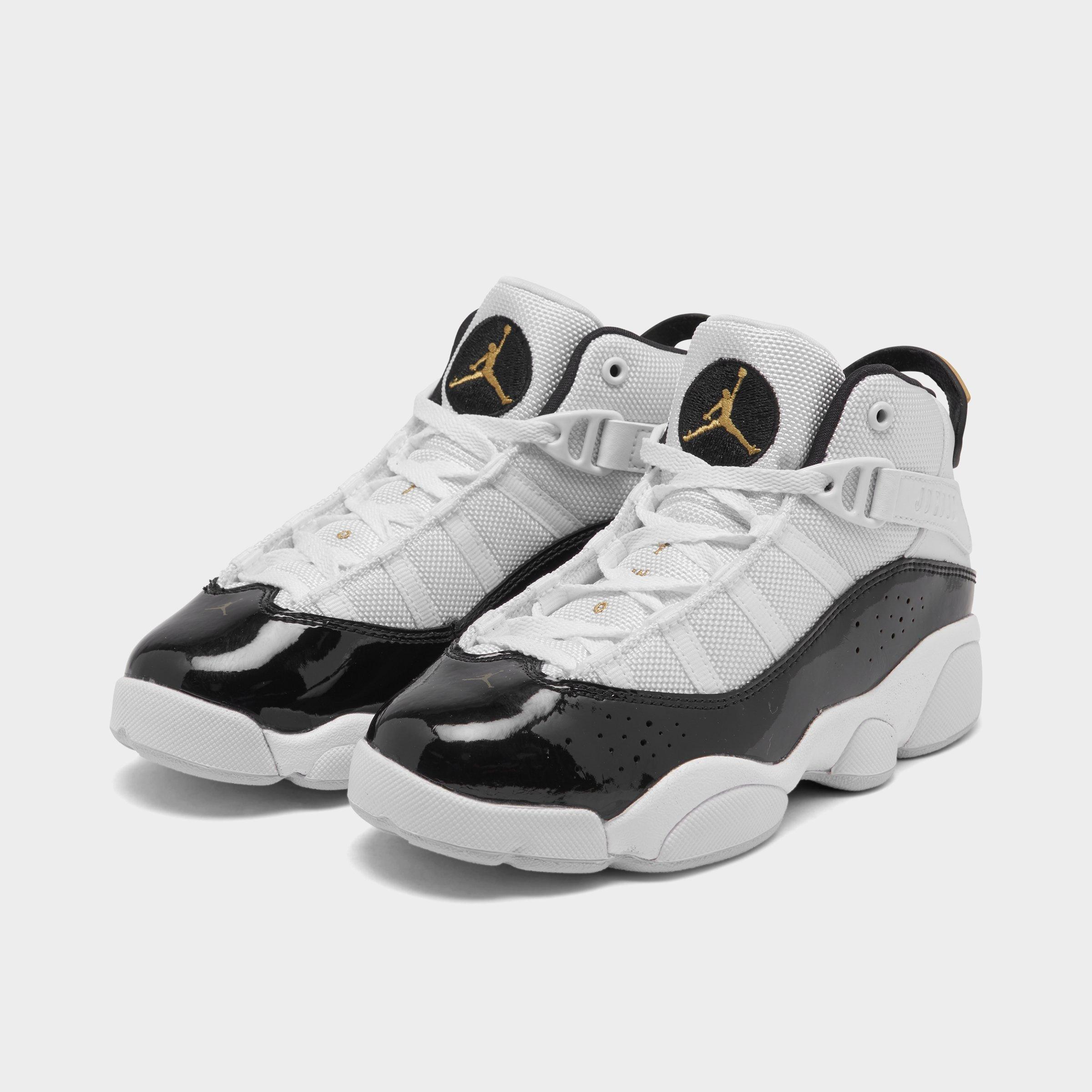 jordan 6 rings gold and black