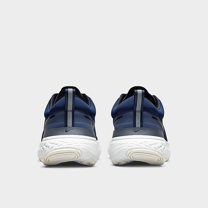 Left view of Men's Nike React Miler 2 Running Shoes in Thunder Blue/Black/Obsidian Click to zoom