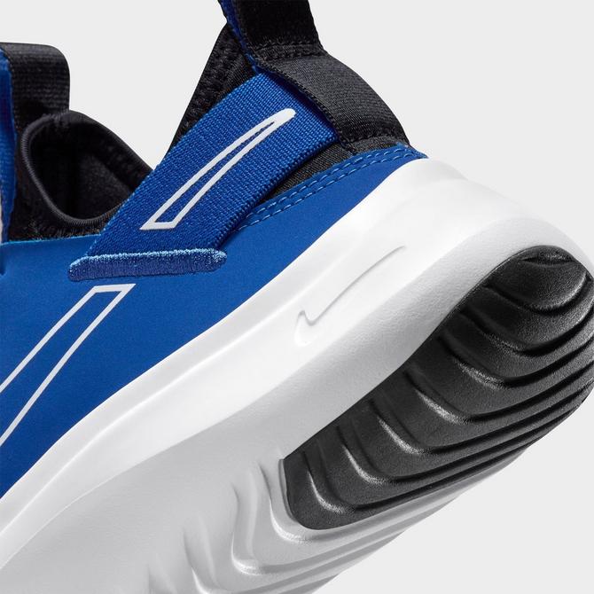 Front view of Boys' BIg Kids' Nike Flex Plus Running Shoes in Game Royal/Black/White Click to zoom