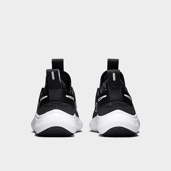 Left view of Little Kids' Nike Flex Plus Running Shoes in Black/White Click to zoom