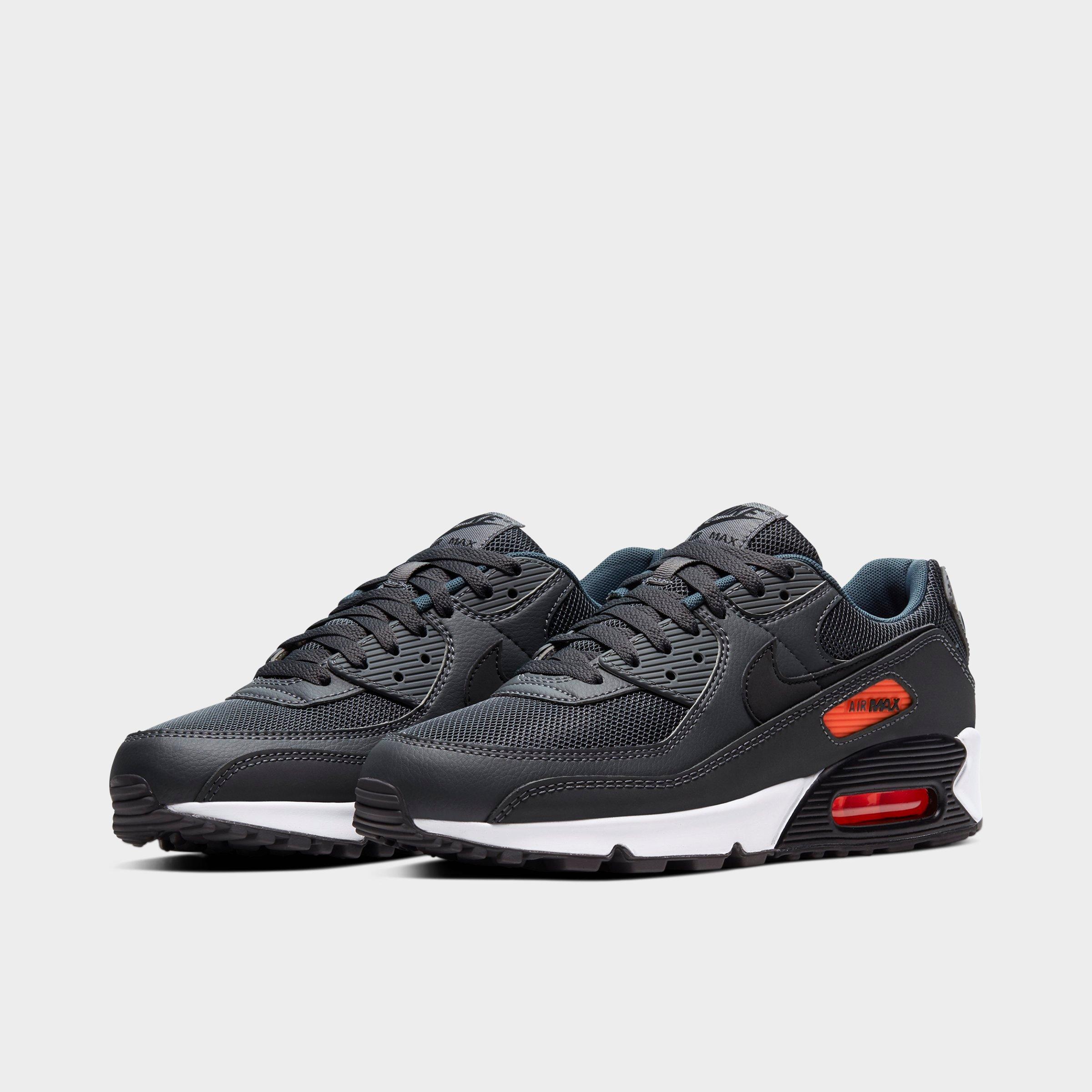 air max 90 orange and grey