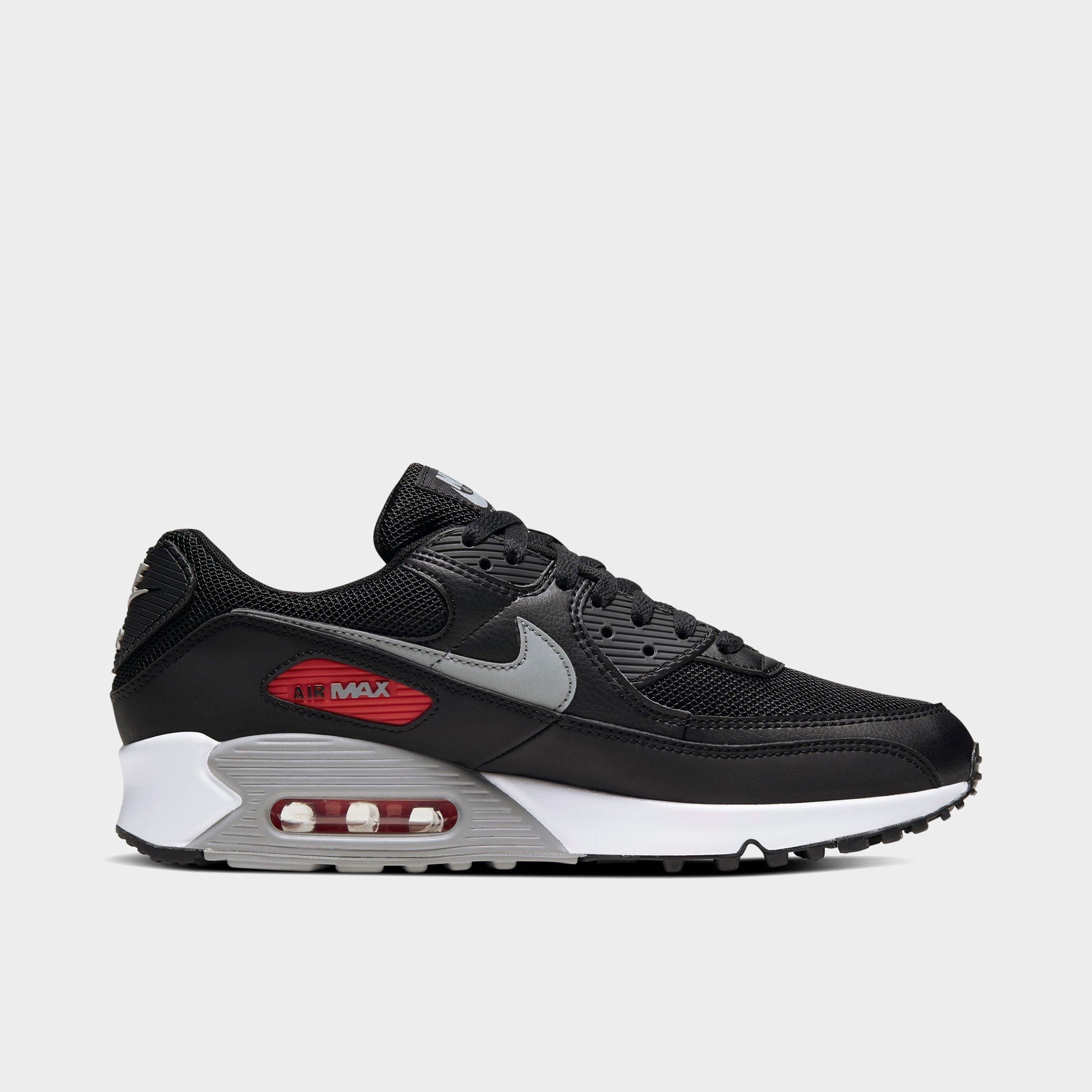 nike air max 90 black red gray